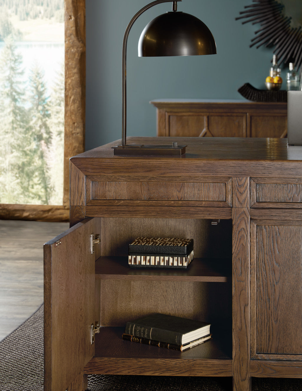 Driftwood Executive Desk