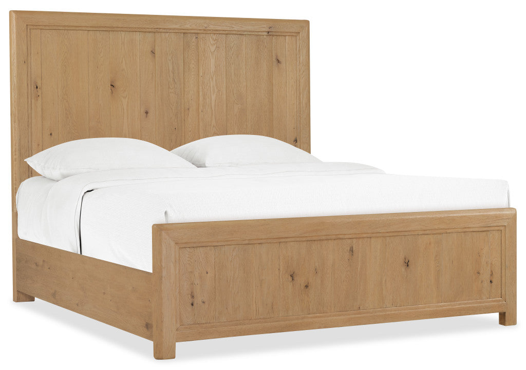 Driftwood California King Panel Bed