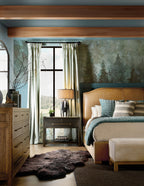 Driftwood California King Upholstered Bed
