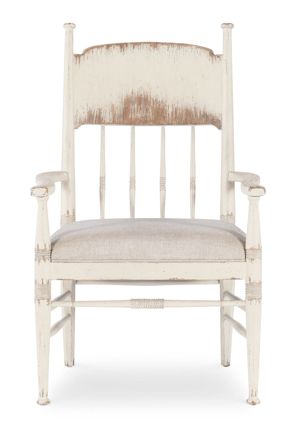 Americana Upholstered Seat Arm Chair