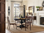 Charleston Round Pedestal Dining Table with 1-20in Leaf