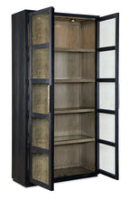 Linville Falls Shou Sugi Ban Curio Cabinet