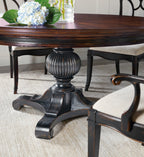 Charleston Round Pedestal Dining Table with 1-20in Leaf