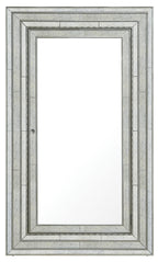 Melange Glamour Floor Mirror withJewelry Armoire Storage