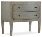 Ciao Bella Two-Drawer Nightstand- Speckled Gray