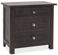 Driftwood Three-Drawer Nightstand