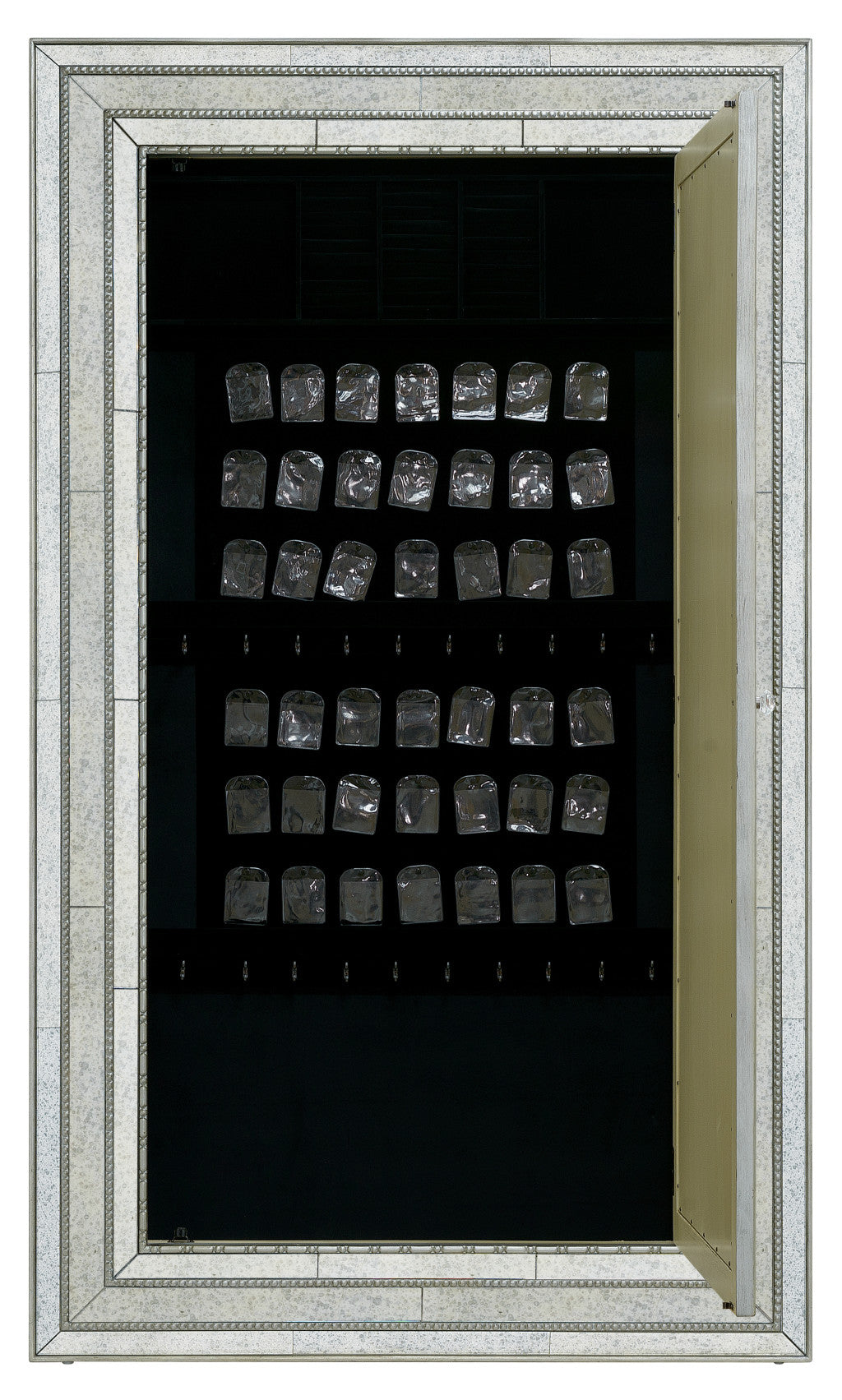 Melange Glamour Floor Mirror withJewelry Armoire Storage
