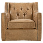 Candace Leather Swivel Chair