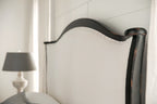 Ciao Bella Queen Upholstered Bed- Black
