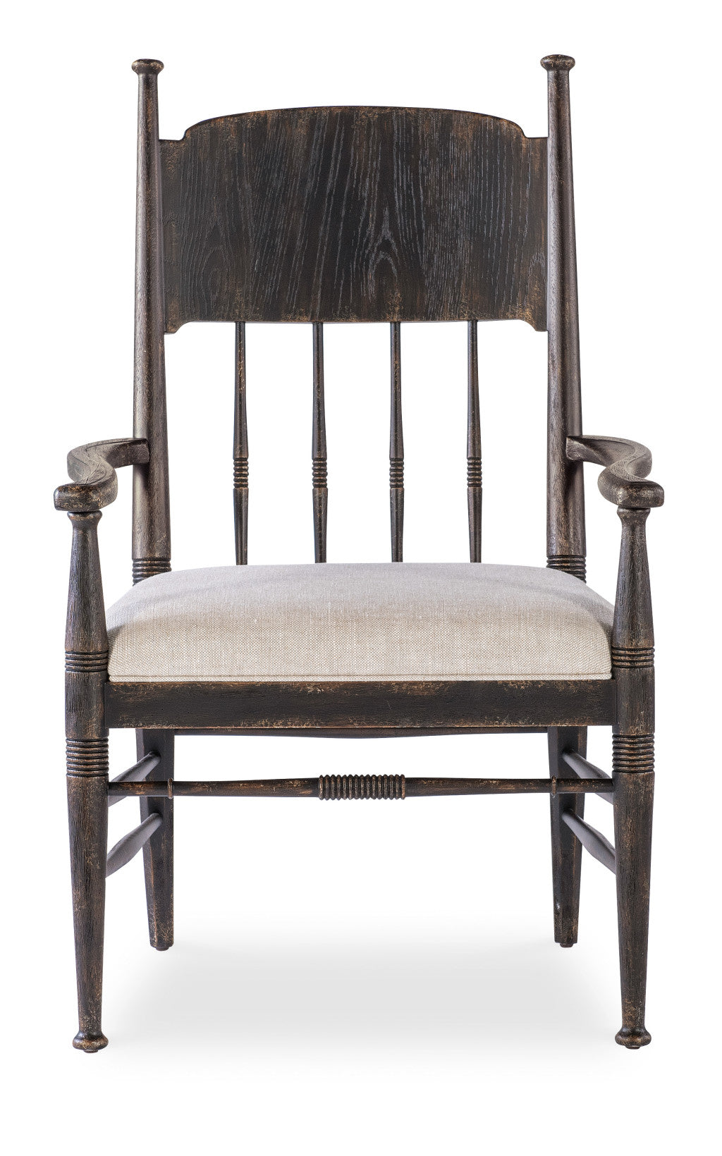 Americana Upholstered Seat Arm Chair