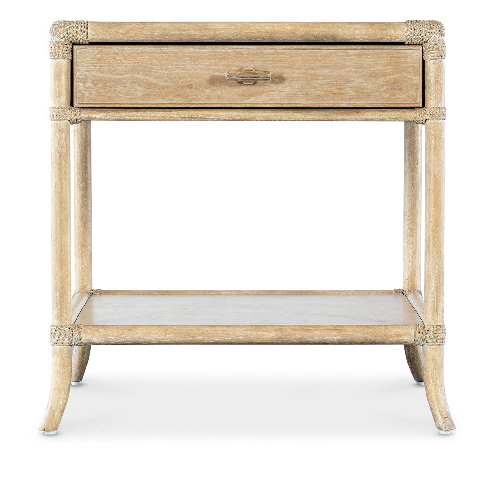 Retreat Pole Rattan End Table