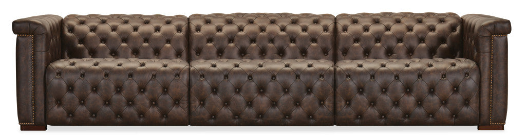 Savion Deux 3 Seat Sofa with Two Power Recliners and Three Power Headrests