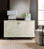 Melange White Lotus Hall Chest