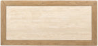 Driftwood One-Drawer Nightstand with Stone
