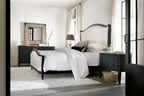 Ciao Bella Queen Upholstered Bed- Black