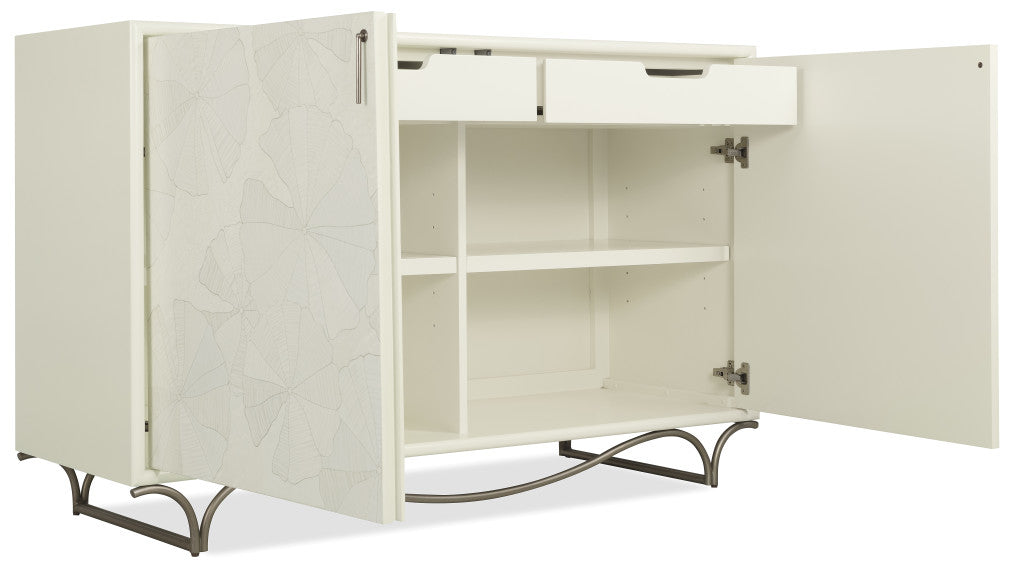 Melange White Lotus Hall Chest