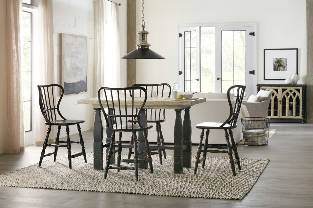 Ciao Bella Friendship Table- Flaky White/Black