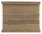 Melange Lenny Woven End Table