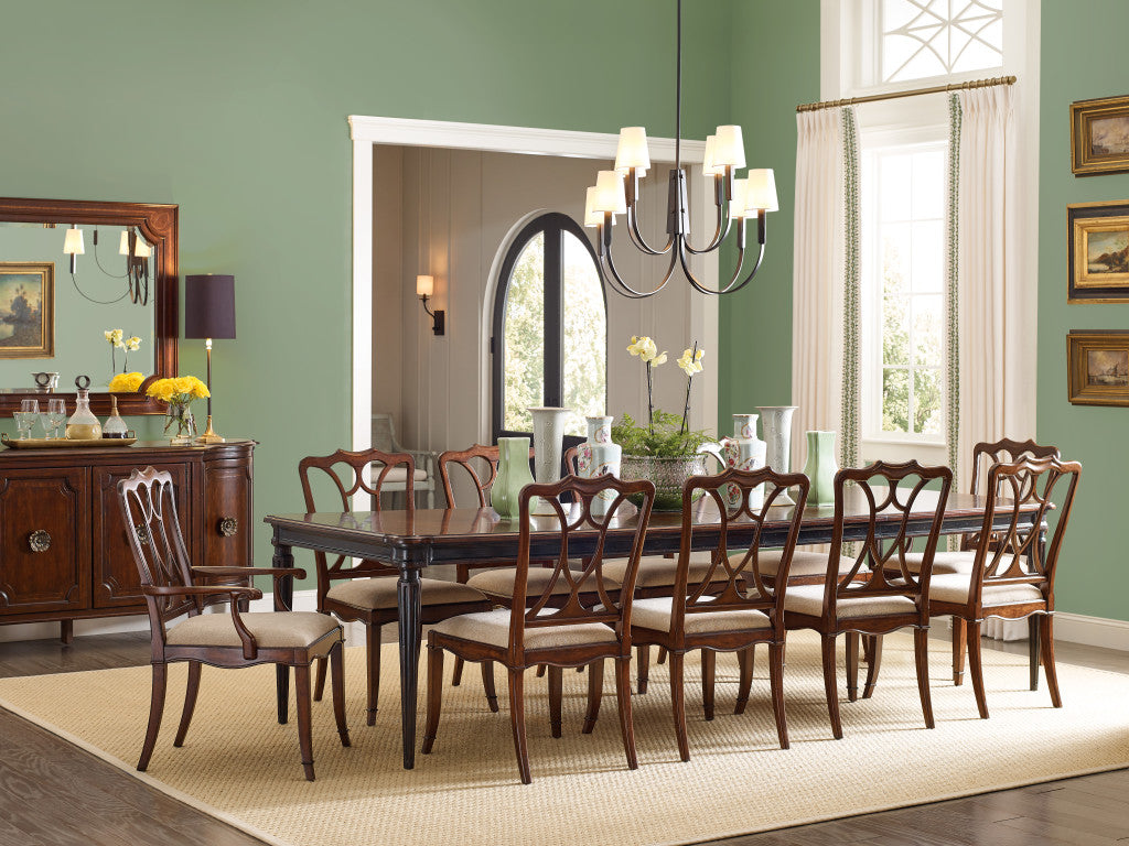 Charleston Upholstered Seat Arm Chair