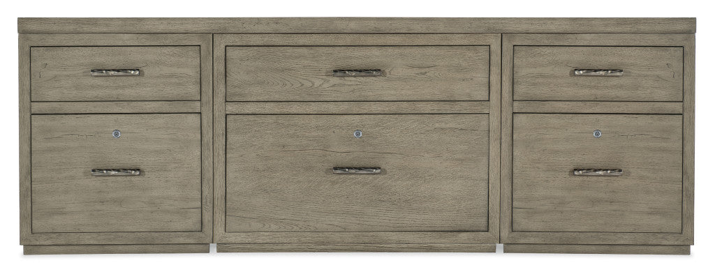 Linville Falls 84" Credenza with Two Files and Lateral File