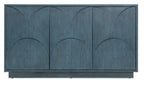 Melange Round Valley Three Door Entertainment Credenza