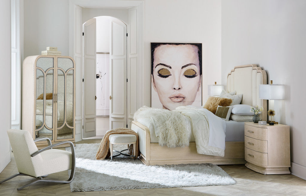 Nouveau Chic Three Drawer Nightstand