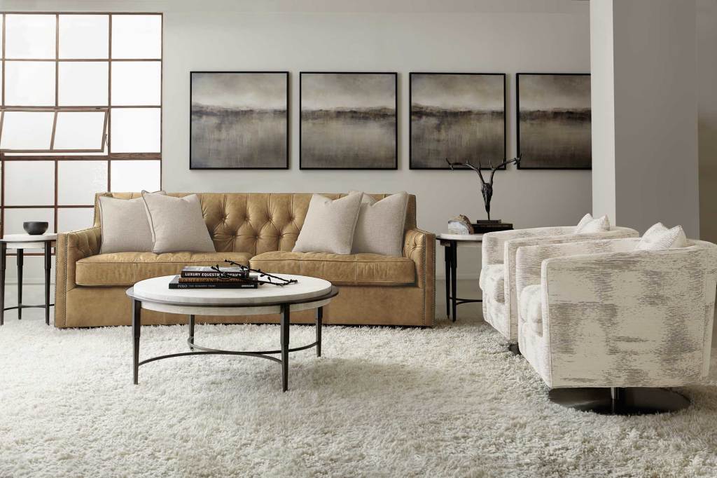 Candace Leather Sofa