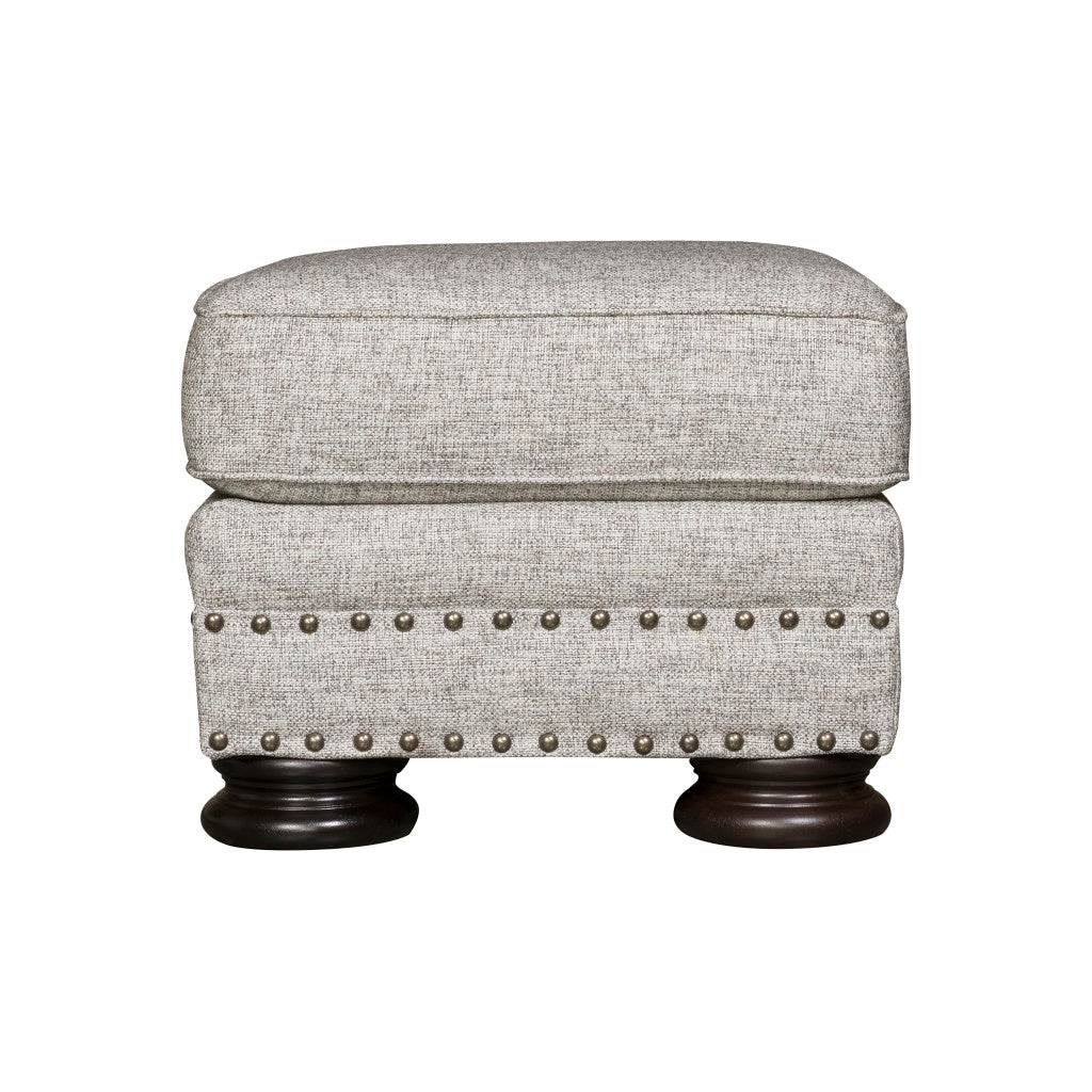 Foster Fabric Ottoman