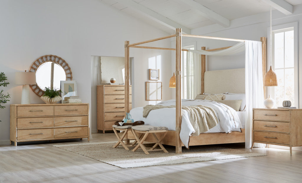 Retreat Pole Rattan Nightstand