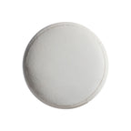 Ash Leather Ottoman