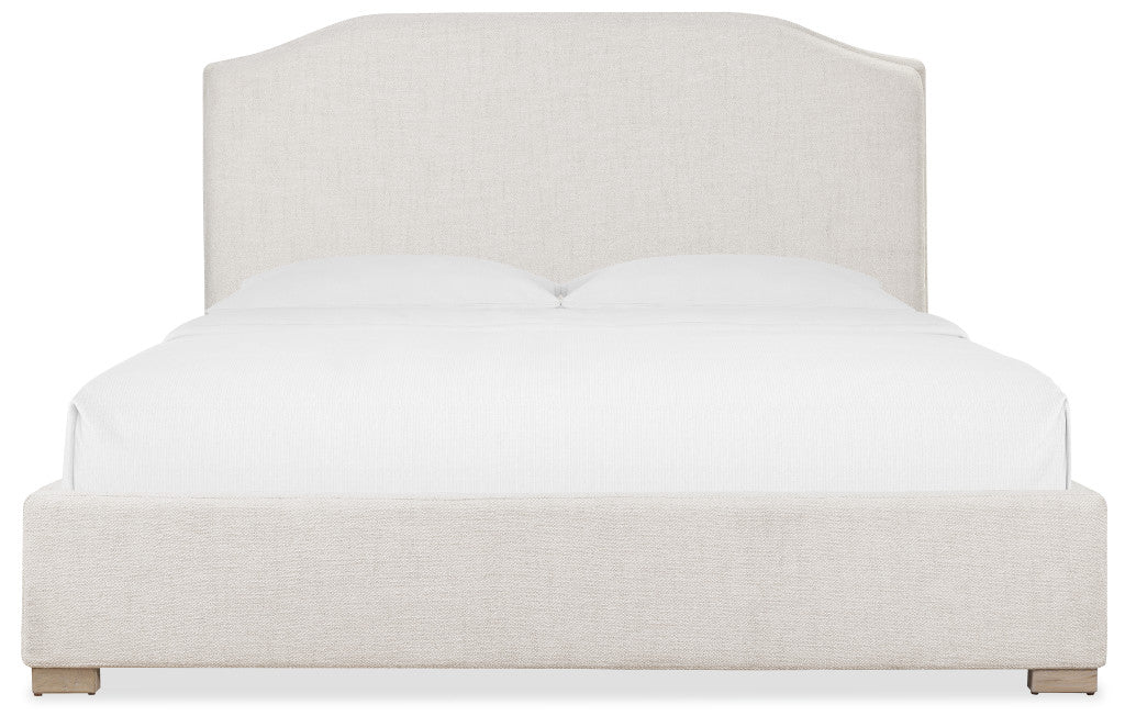 Driftwood King Upholstered Bed