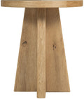 Driftwood Round End Table