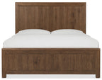 Driftwood King Panel Bed