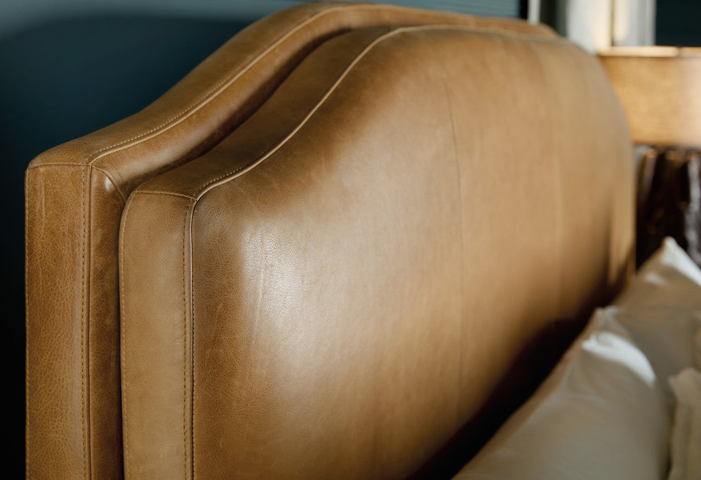 Driftwood King Upholstered Bed