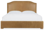 Driftwood King Upholstered Bed