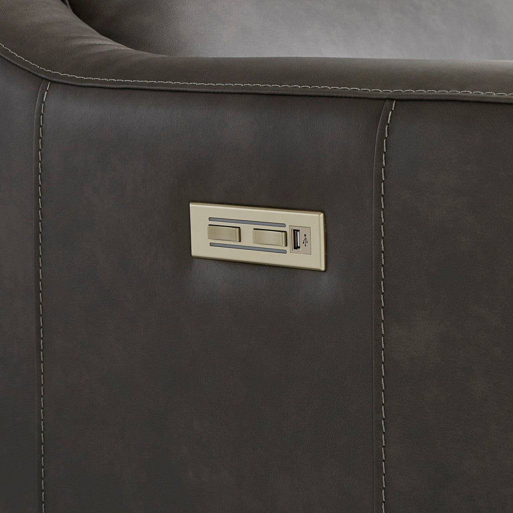 Germain Leather Power Motion Chair