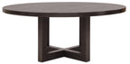 Driftwood 72in Round Dining Table