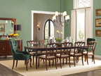 Charleston Rectangle Leg Dining Table w-2-22in Leaves