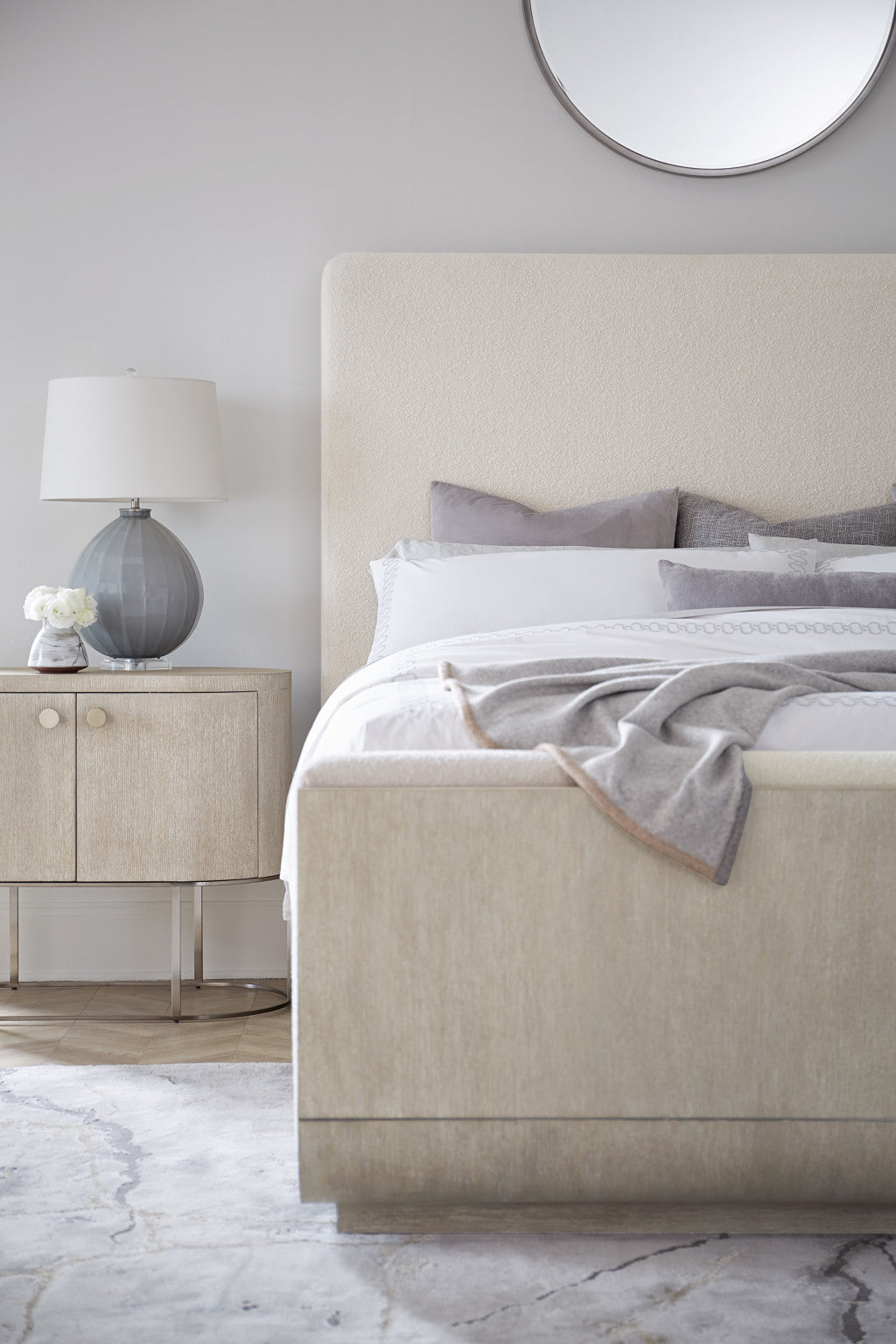 Modern Mood Queen Upholstered Panel Bed