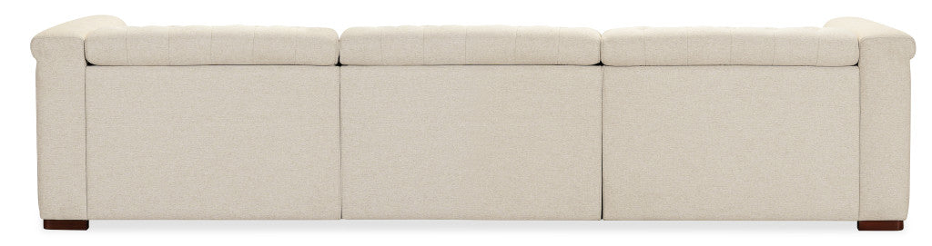 Savion Deux 3 Seat Sofa with Two Power Recliners and Three Power Headrests