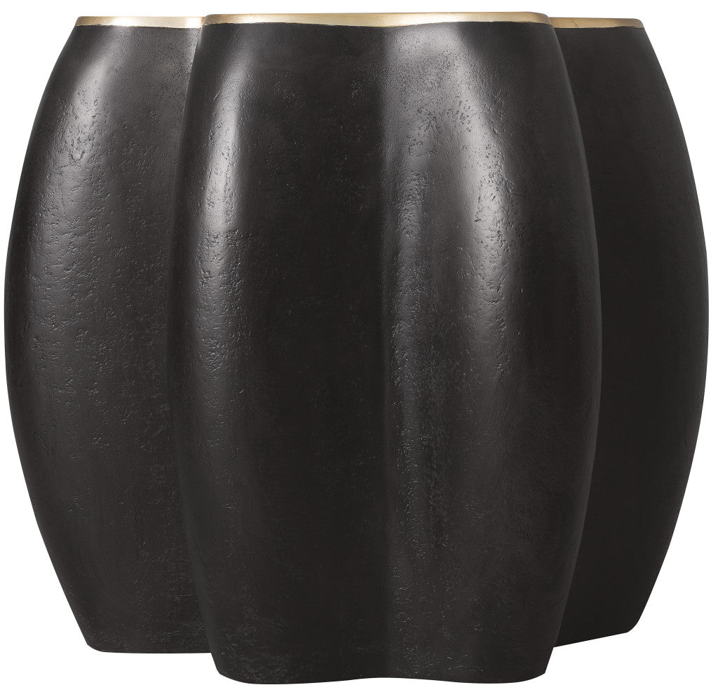 Melange Even and Flow Round End Table