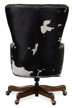 Katherine Executive Swivel Tilt Chair with Black & White HOH